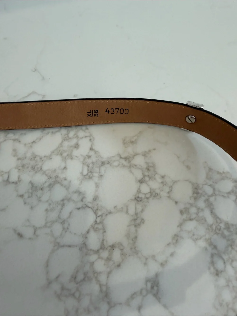 Vintage Brighton Multicolor Croco Embossed Leather Panel Belt Red Black Brown XL